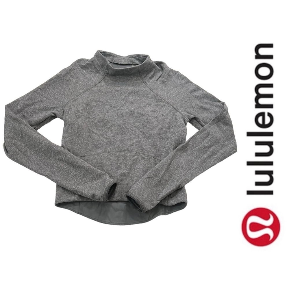 Lululemon Grey Long Sleeve Top Size 2
